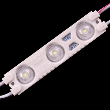 1000pcs/monte branco Fresco 2835 3LED injeção de módulo de led 12V com a lente à prova d'água IP66 1,2 w Módulos de LED de Iluminação para a Loja banner
