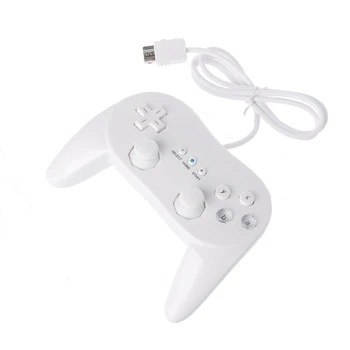 Clássico Jogo Com Fio Controlador De Jogo Remoto Pro Controle Gamepad Para Wii