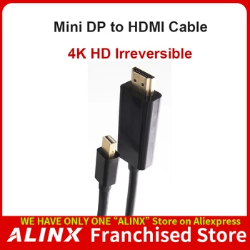 ALINX Active MiniDP para HDMI 4K HD Cabo Adaptador Conversor Displayport