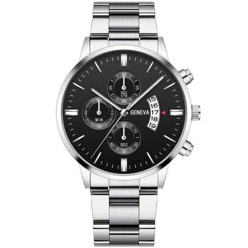 Nova Marca Homens Relógios De Luxo Casual Relógio De Quartzo Do Aço Inoxidável, Impermeável Calendário De Esportes Relógio, Relógios De Negócio Reloj