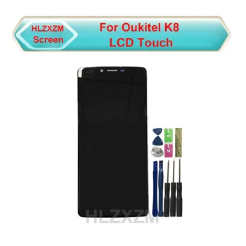 Para Oukitel K8 Display LCD Com Touch Screen Digitalizador Substituição do conjunto de Ferramentas+Adesivo 3M