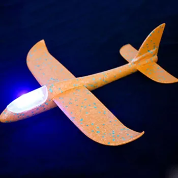 Mão De Lançar Avião Epp Espuma De Lançamento Voar De Planador Aviões Modelo De Aeronave Exterior Do Diodo Emissor De Luz De Espuma De Avião Brinquedos Para Crianças Novo