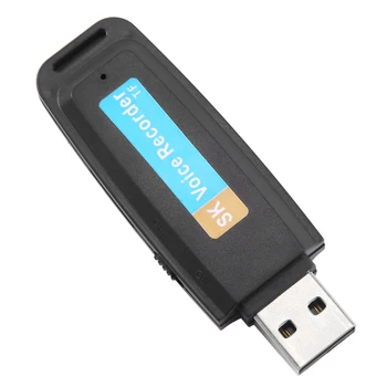 U-Disco de Áudio Digital Voice Recorder Pena Carregador USB Unidade Flash de Até 32GB Mini SD TF de Alta Qualidade
