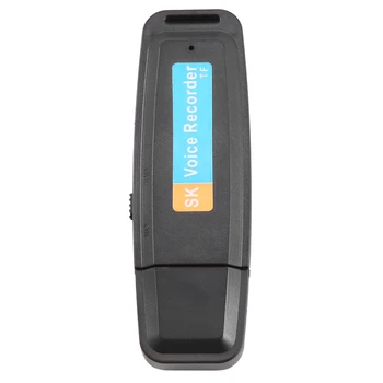 U-Disco de Áudio Digital Voice Recorder Pena Carregador USB Unidade Flash de Até 32GB Mini SD TF de Alta Qualidade