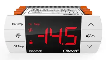 Elitech EK-3030E Controlador de Temperatura do Termostato com Sensor para EUA Canadá 110V Thermost Sistema de Controle de