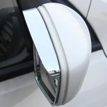 Para a Volvo XC60 XC 60 2018 2019 2020 Cromado Retrovisor Lado do Espelho retrovisor, Viseira pára-Sol Guarda Chuva Protetor Acessórios de Estilo Carro