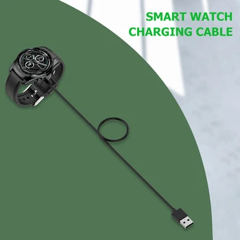 Para TicWatch Pro3 Carregador Magnético Adaptador de Cabo de Carregamento USB Cabo de Carregamento da Base de dados de Cabo de Smart Watch Accessorie Tic Assistir Pro 3
