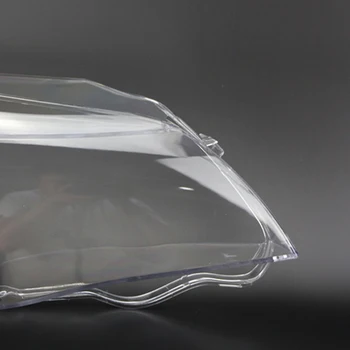 E60 E61 lente do Farol carcaça transparente shell da tampa da Lente vidro carcaça de farol de Carro de vidro transparente para o BMW série 5 shell