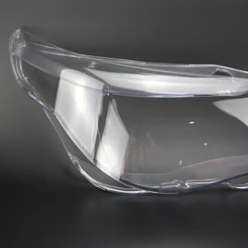 E60 E61 lente do Farol carcaça transparente shell da tampa da Lente vidro carcaça de farol de Carro de vidro transparente para o BMW série 5 shell