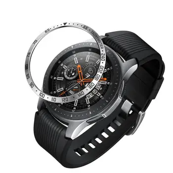 Aro Para Samsung Galaxy Watch 3 de Relógio Clássico Caso 41/45MM Proteção Anti-arranhão Anel de Aço Para Samsung Galaxy Watch 3