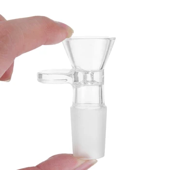 1PC 14mm 19mm Narguilé Accessorie Shisha Vidro Tubulação de Água Acessórios Pote Bell Transparente Tubos de Bolha Fim piteira