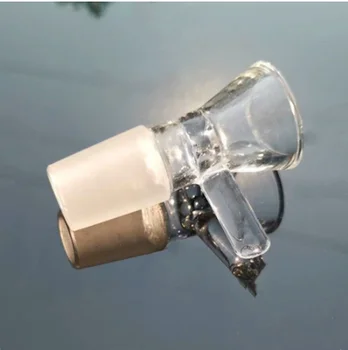 1PC 14mm 19mm Narguilé Accessorie Shisha Vidro Tubulação de Água Acessórios Pote Bell Transparente Tubos de Bolha Fim piteira