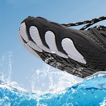 Par de Novos Chegada Aqua Sapatos de Homens e Mulheres, de Secagem Rápida e Exterior, Ginásio Tênis de Malha de Ar de Não-deslizamento Unisex Sapatos Descalços 2021