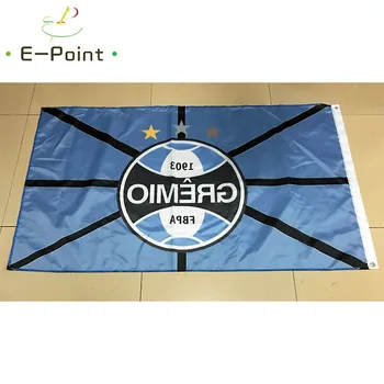 Brasil (Clube esportivo Brasileiro) Grêmio de Futebol Porto Alegrense 3ft*5 pés (90*150cm) Decorações de Natal para a Casa Bandeira Bandeira