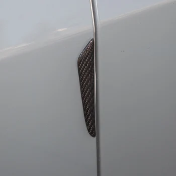 Heenvn 2017-2021 Novo Tesla Model 3/Y/S/X 4PCS Adesivo de Carro Porta Lateral Protetor de Borda Faixa de Proteção Raspar Guarda Capa 3D