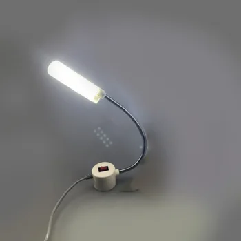 1 Peça Máquina de Costura Lâmpada Magnético Montagem da Base de dados do Gooseneck do DIODO emissor de luz 30 LEDs DIY de Costura, Ferramentas, plug UE