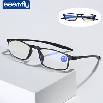 Seemfly Anti Luz Azul Antifadiga Óculos de Leitura Homens ultra-leve e Portátil TR90 Presbiopia Mulheres de Óculos +1 1.5 2 2.5 3 3.5
