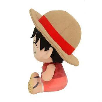 Anime One Piece 25CM Mokey Luffy Tony Chopper Short Plush Doll Toys Children Pet Birthday Gifts Kawaii Mini Bedroom Pop