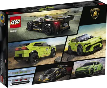 LEGO Velocidade Campeões Lamborghini Urus ST-X e Lamborghini Huracán Super Trofeo EVO 76899 Kit de Construção, Nova 2020 (663 Peças)