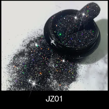 0,5 g da Arte do Prego Pó Laser do Diamante Brilhante Brilhos de Glitter Areia UV Gel Polish Design para Festa Decoração de Unhas