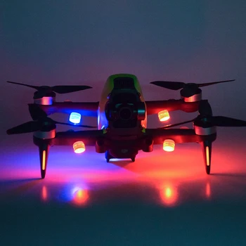 4pcs Universal Noite de Voo DIODO emissor de Luz DJI FPV COMBINAÇÃO Drone Voador Sinal de Luzes LED DJI FPV Drones, Aviões Acessórios