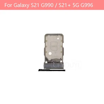 Novo Cartão SIM da Bandeja da Peça de Substituição Para Samsung Galaxy S21 G990 / S21+ 5G G996