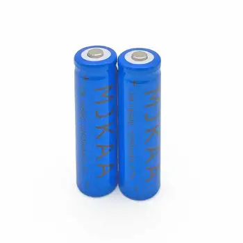 MJKAA 10pcs/lot 14500 Bateria Recarregável de 1,2 V 1200mAh AA bateria de Li-ion Bateria Recarregável de Lítio para a Lanterna da Câmara