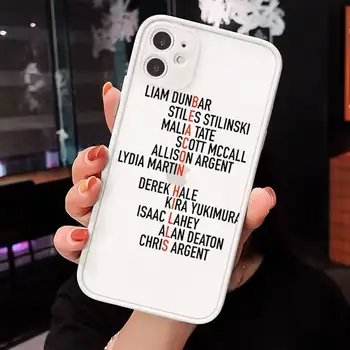 Dylan O'Brien Teen Wolf fresco Casos de Telefone de fosco transparente Para iphone 7 8 11 12 plus mini x xr xs pro max tampa