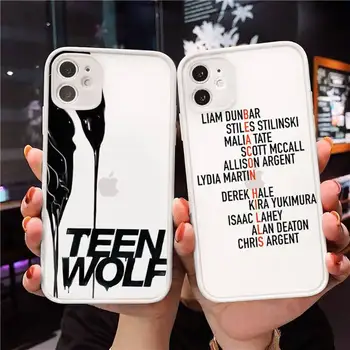 Dylan O'Brien Teen Wolf fresco Casos de Telefone de fosco transparente Para iphone 7 8 11 12 plus mini x xr xs pro max tampa