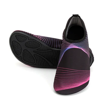 Sapatos de água Impresso Leve, Macio, Anti-slip, de Secagem Rápida Deslizar Sobre Meias de Calçado de Exterior Praia Piscina de Mergulho sapatos