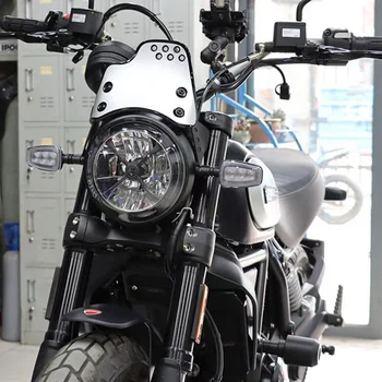 Pára-Brisas Da Motocicleta Vento Escudo De Proteção Flyscreen Para A Ducati Scrambler 2016 2017 2018 2019 2020 2021