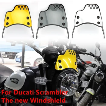 Pára-Brisas Da Motocicleta Vento Escudo De Proteção Flyscreen Para A Ducati Scrambler 2016 2017 2018 2019 2020 2021