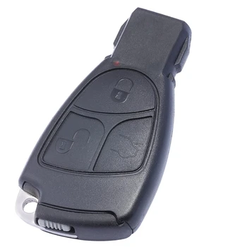 KEYECU Smart Carro de Controle Remoto chaveiro 2 / 3 Botão de 433MHz para a Mercedes Benz Classe a B C E S ML CLK CL CLS SLK FCC ID: IYZ 3312