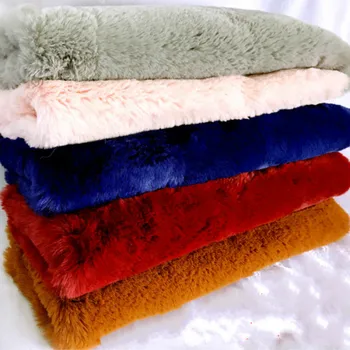 1500g iImitation coelho de cabelo tecido aveludado Para a Costura do saco de almofadas sofá de tecido de lenço de tecido de peles de diy