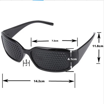 1 Pcs Visão Protetor de Pin hole Óculos de Melhorar a Sua Visão, a Melhor Escolha Para Leitura Ou Assistindo TELEVISÃO Olho Fitness