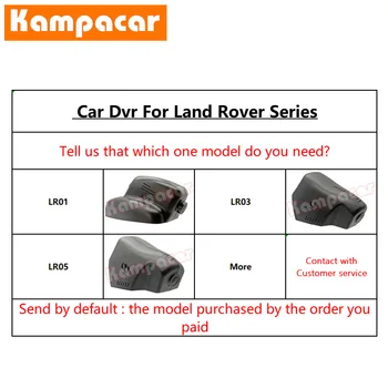 Kampacar LR01-C Wifi Traço Cam da Câmera do Carro Dvr Para Land Rover 160mm land rover Discovery 4 Freelander 2 Range Rover 1080P DashCam