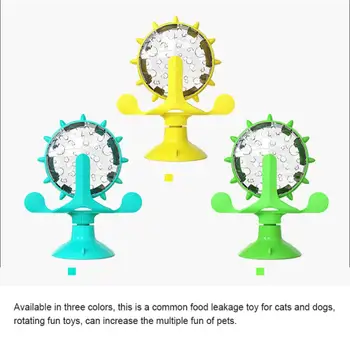 Comida De Gato Alimentadores De Bola Animal De Estimação Brinquedo Interativo Roda De Moinho De Vento De Forma Mais Inteligente Gato De Cães Jogando Brinquedos Tratar A Bola Tremendo Para Cães Aumenta