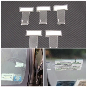 OUIO Adesivos de carros Mini Transparente Bilhete de Pasta para Mitsubishi ASX Suzuki Grand Vitara Swift SX4 Chevrolet Cruze Aveo Captiva
