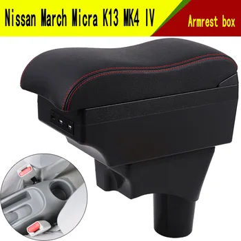 Para o Carro Nissan Sunny Março Micra K13 MK4 IV apoio de Braço, Caixa central de Armazenamento de Armazenamento de conteúdos de apoio do braço cotovelo resto