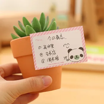 4 pcs Kawaii Memo Pad Animal Bonito rilakkuma Notas panda Menina Memorando de papel de Decoração Adesivos de Papelaria material Escolar