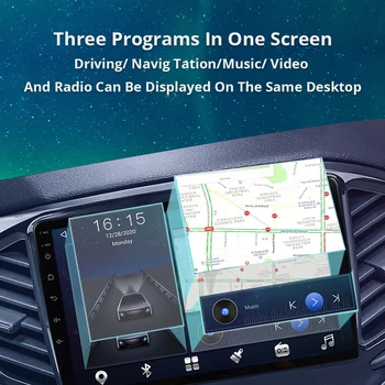 2DIN Android10 Rádio do Carro Para Nissan Tida 2005-2010 Navegação GPS Receptor Estéreo Auto Rádio de Vídeo do Carro Car Multimedia Player IGO