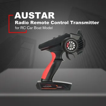 AUSTAR 2.4 4CH de Controle Remoto de Rádio Transmissor de RC com AX6s Receptor para Carro RC Veículo Off-road Barco RC Modelo de Caminhão