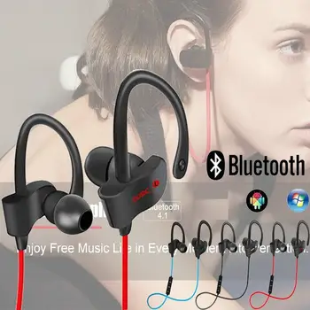 Esportes sem Fio 4.1 Fone de ouvido Bluetooth Execução de Música Estéreo Jogo Universal Mini Dual In-ear fones de ouvido Pendurado Ouvido Universal