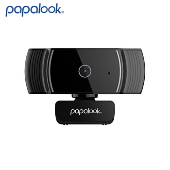 A focagem automática Webcam 1080p com som Estéreo Microfones, FHD 30FPS Câmara Web USB para Streaming On-line Classe de Computador Portátil