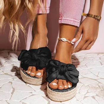2021 Moda Verão Sandálias Sapatos Mulheres Arco Sandálias Chinelo Interior para o Exterior, chinelos, Sapatos de Praia Feminino, Chinelos de quarto Plus size