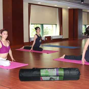 Portátil Saco de Yoga Pilates Mat Caso de Malha do Saco de Oxford Exercício Transportadora 67cm