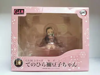 Anime Demon Slayer Figura Rengoku Nezuko Pvc Figuras De Ação Explodindo Sangue Ver Modelo Da Estátua Da Coleção Toy