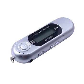 Venda quente USB MP3 Leitor de Música Digital Tela LCD de Apoio 32G TF Cartão de Rádio Com FM Função de Leitor de Mp3 Dropshipping