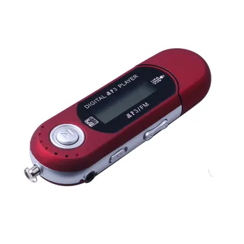 Venda quente USB MP3 Leitor de Música Digital Tela LCD de Apoio 32G TF Cartão de Rádio Com FM Função de Leitor de Mp3 Dropshipping