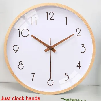 1pcs Criativo de Madeira Ponteiros DIY Relógio de Parede Mãos de 10 a 12 Polegadas Relógio em Madeira de Nogueira Agulha do Relógio de Quartzo de Substituir Parte Acessórios